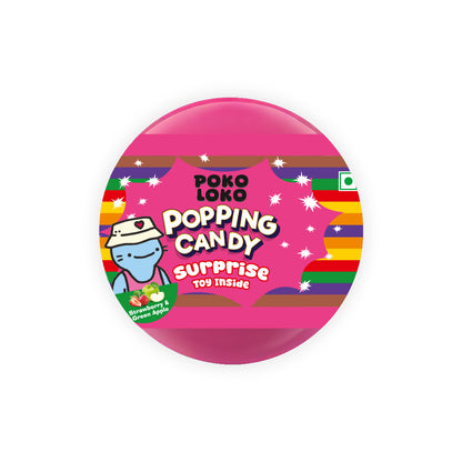 POKO LOKO Popping Candy - Strawberry & Green Apple 15g
